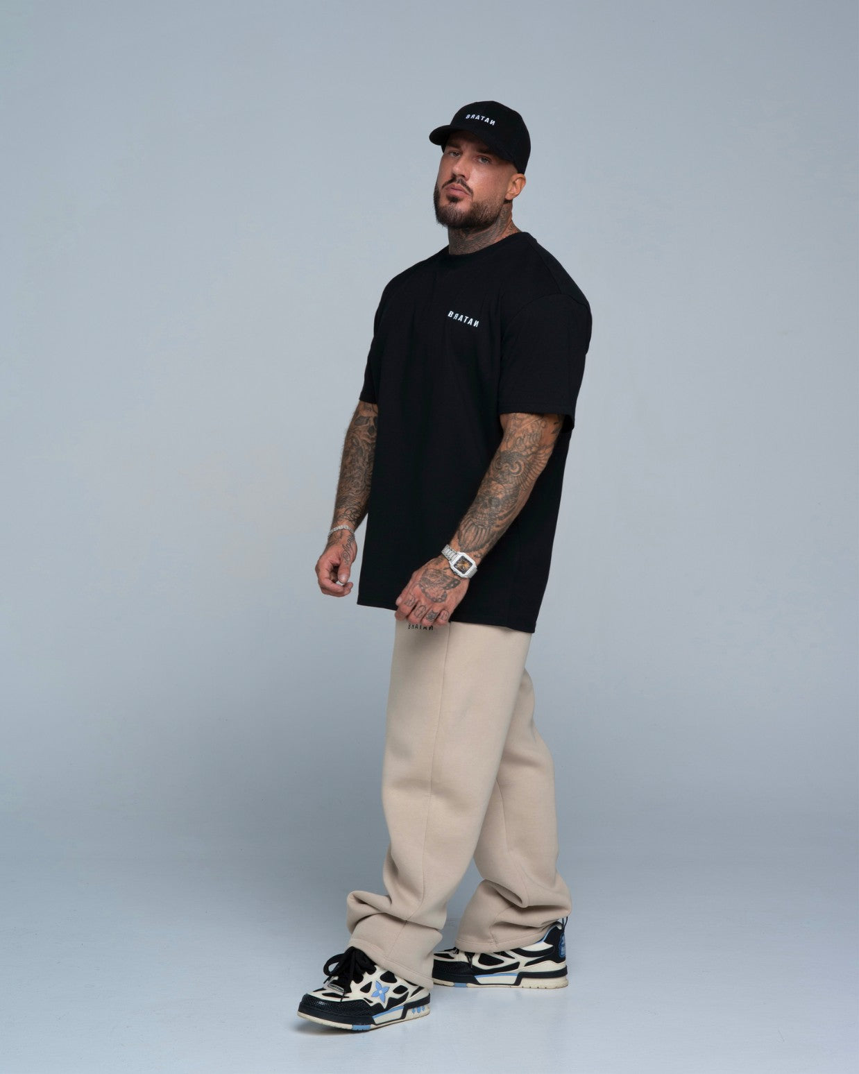 T-shirt Oversize Bratan n°1 Black