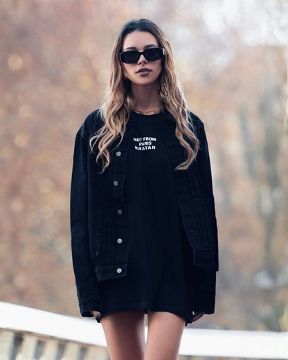 T-shirt Oversize “NOT FROM PARIS BRATAN”