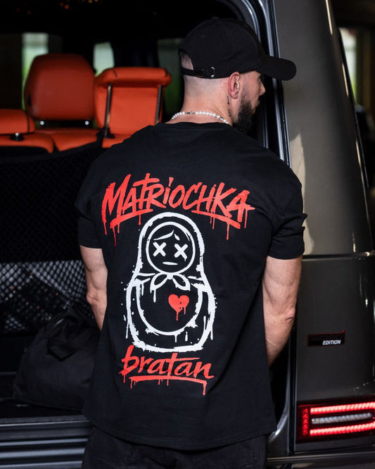 T-shirt Matriochka Graff Black