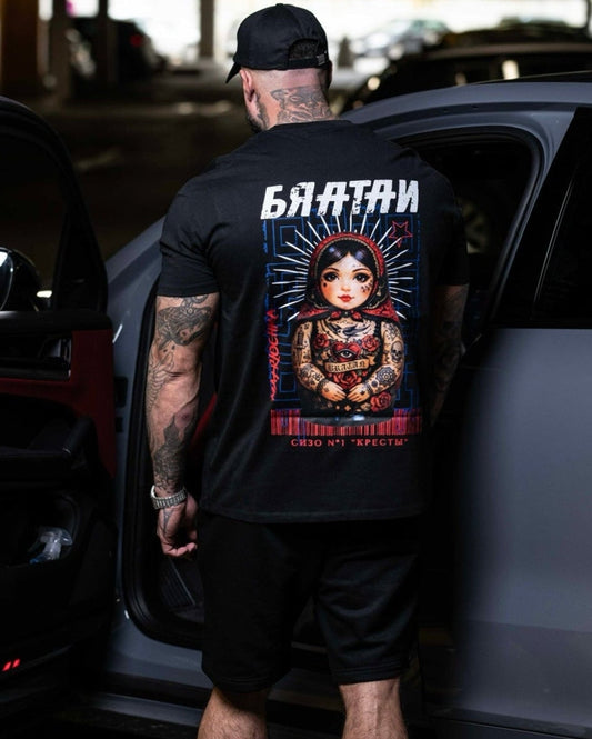 T-shirt Matriochka N*1 Black