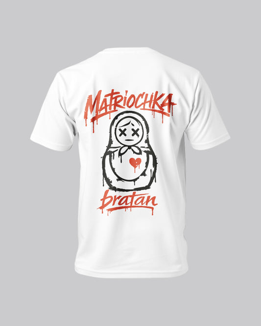 T-shirt Matriochka Graff White